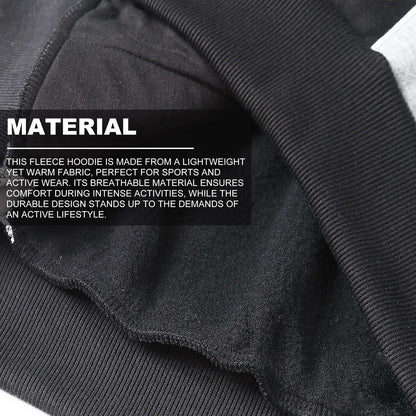 Ladies Panel Full Zip Hoodie Jumper, Contrast Sleeve, fabric close-up with info – Big Bee Workwear