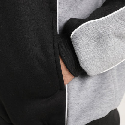 Big Bee PANEL Hoodie Jumper, Full Zip - Big Bee