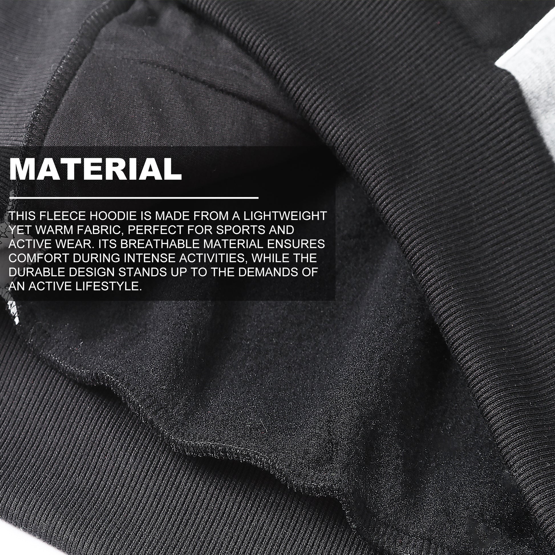 Big Bee PANEL Hoodie Jumper, Full Zip - Big Bee