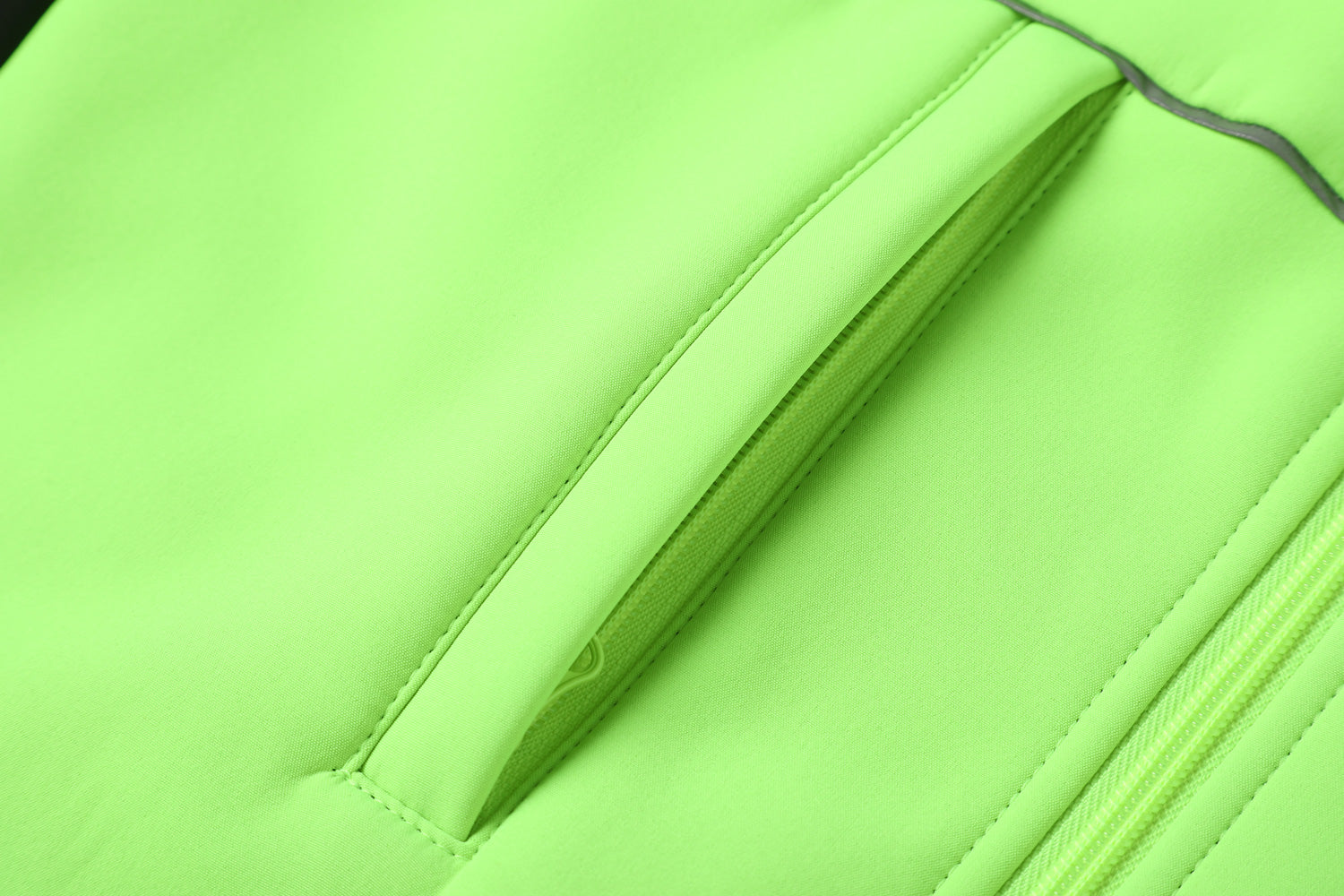 Big Bee Hi-Vis PANEL Softshell Jacket, Contrast Team Wear - Big Bee