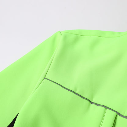 Big Bee Hi-Vis PANEL Softshell Jacket, Contrast Team Wear - Big Bee