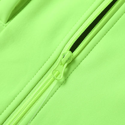 Big Bee Hi-Vis PANEL Softshell Jacket, Contrast Team Wear - Big Bee