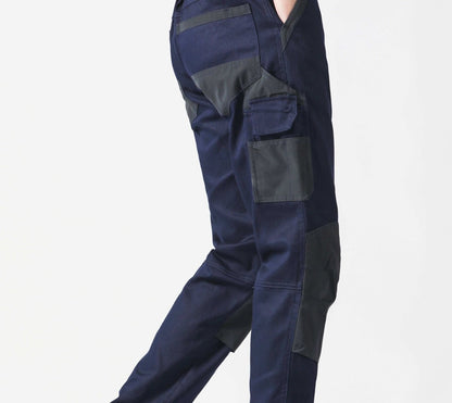 street work pants contrast detail close-up – Big Bee Workwear