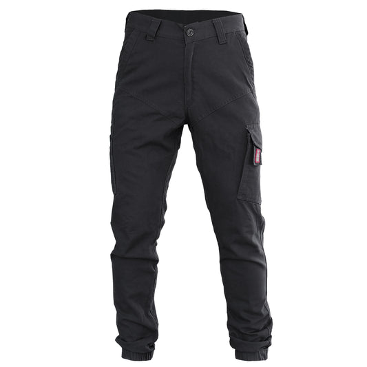 elite work pants in black, front – Big Bee Workwear