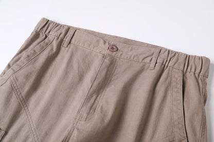 Big Bee Men’s ELITE Work Pants – Cuffed Cargo Trousers, Stretch Cotton Drill