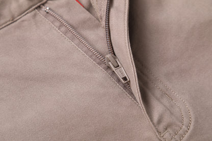 Big Bee Men’s ELITE Work Pants – Cuffed Cargo Trousers, Stretch Cotton Drill
