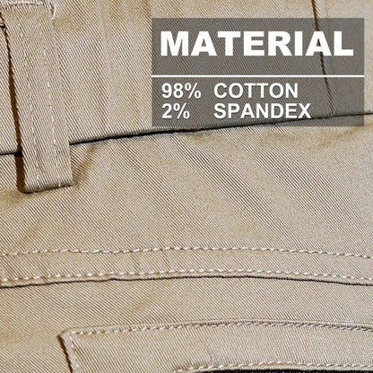 warp work pants fabric close-up with info – Big Bee Workwear