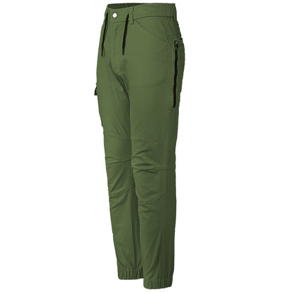 warp work pants in green, side – Big Bee Workwear