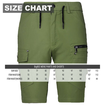 utility work shorts size chart – Big Bee Workwear
