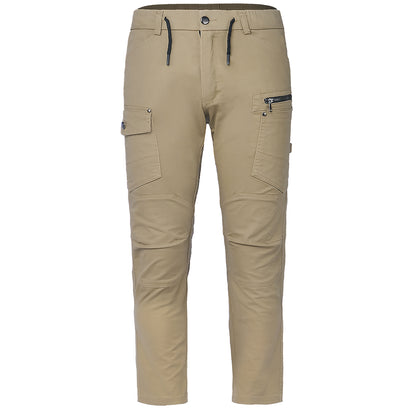utility work pants in khaki, front – Big Bee Workwear