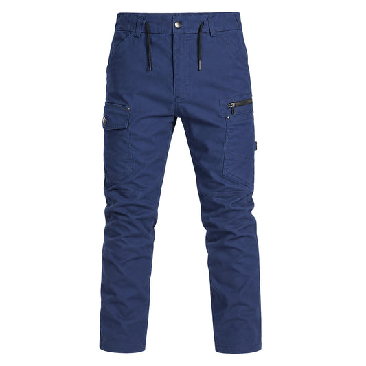 Big Bee Mens Utility Cargo Pants – Boot Cut Stretch Cotton Drill Workwear