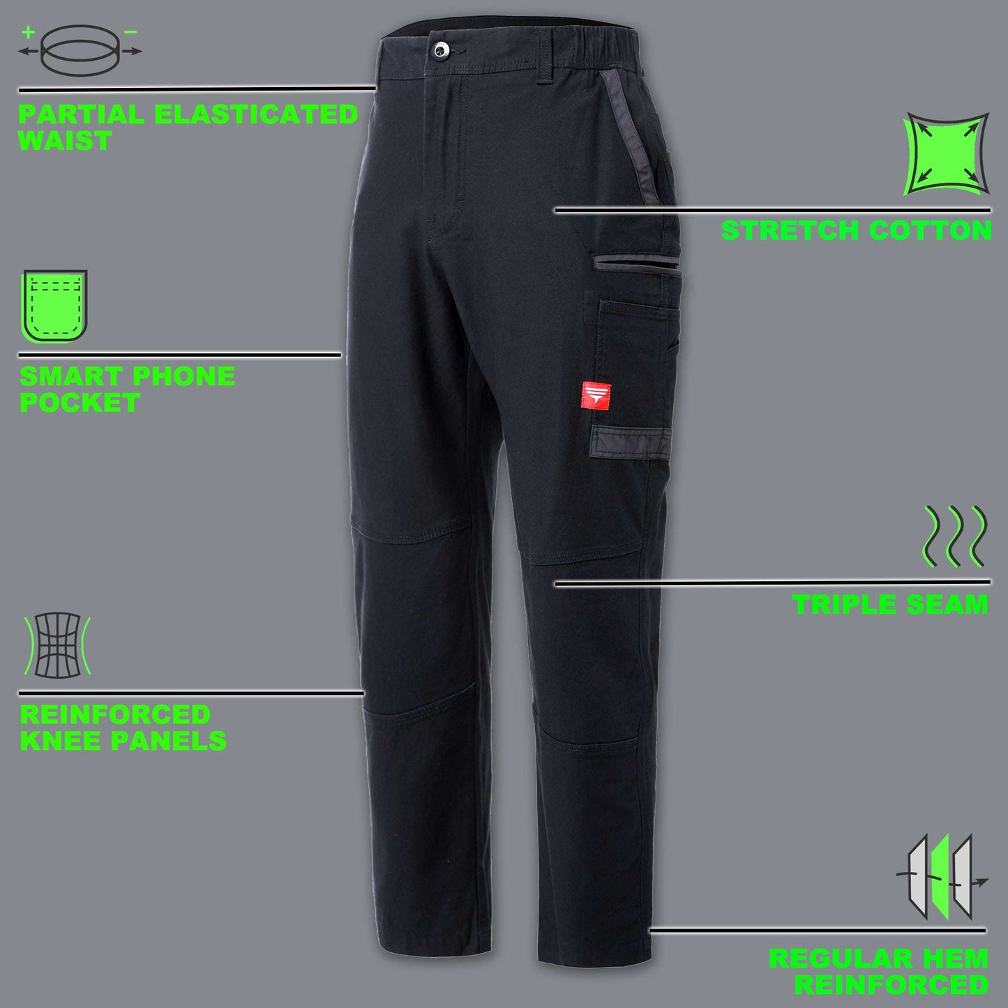 brumby work pants key features – Big Bee Workwear