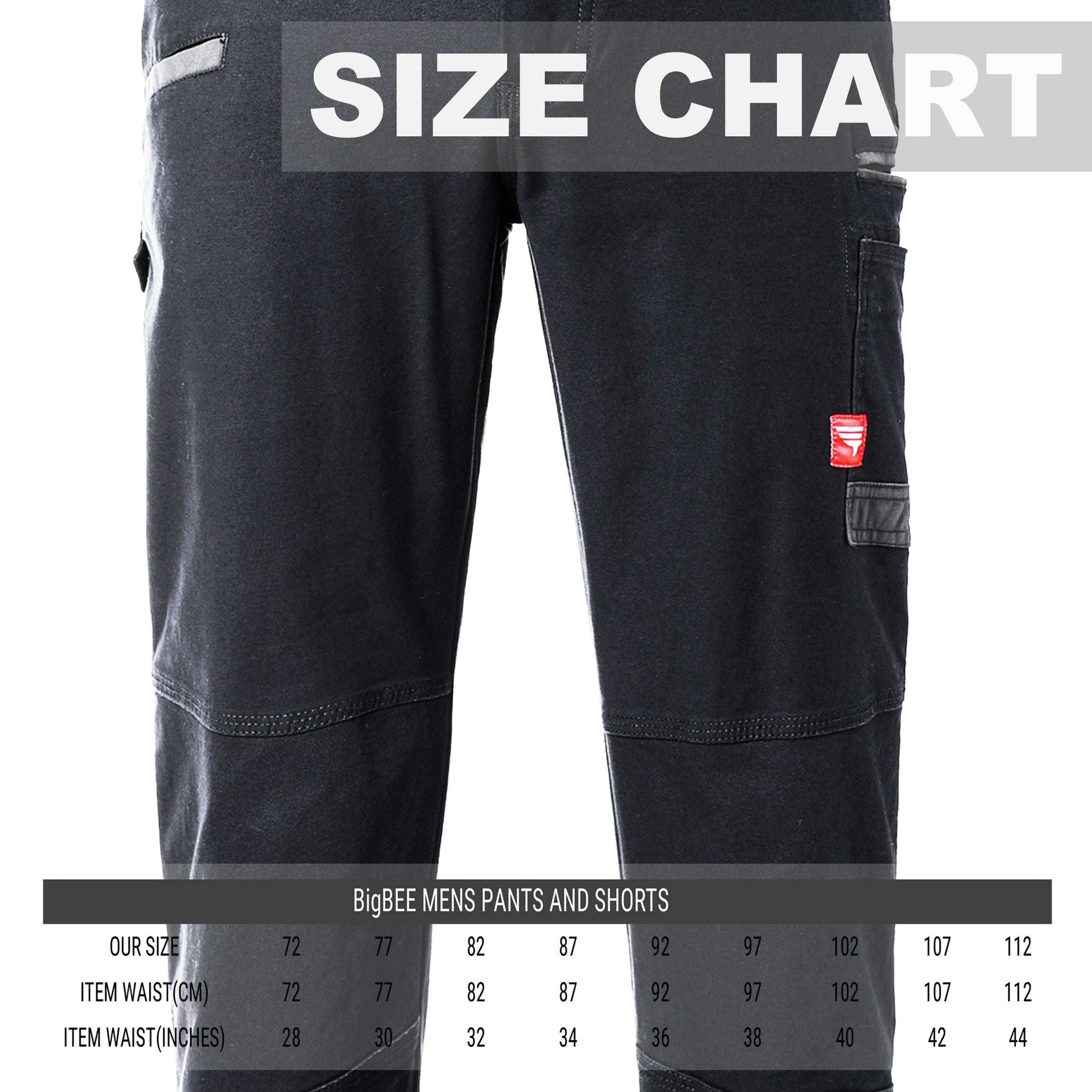 brumby work pants size chart – Big Bee Workwear