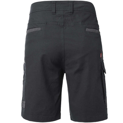 brumby work shorts in black, back – Big Bee Workwear