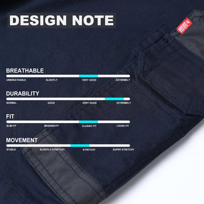 brumby work shorts design notes – Big Bee Workwear