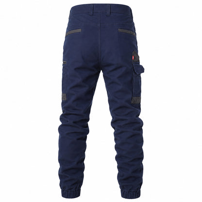 brumby work pants in navy blue, back – Big Bee Workwear