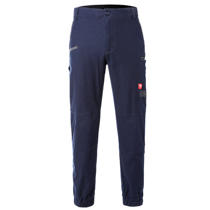 brumby work pants in navy blue, front – Big Bee Workwear