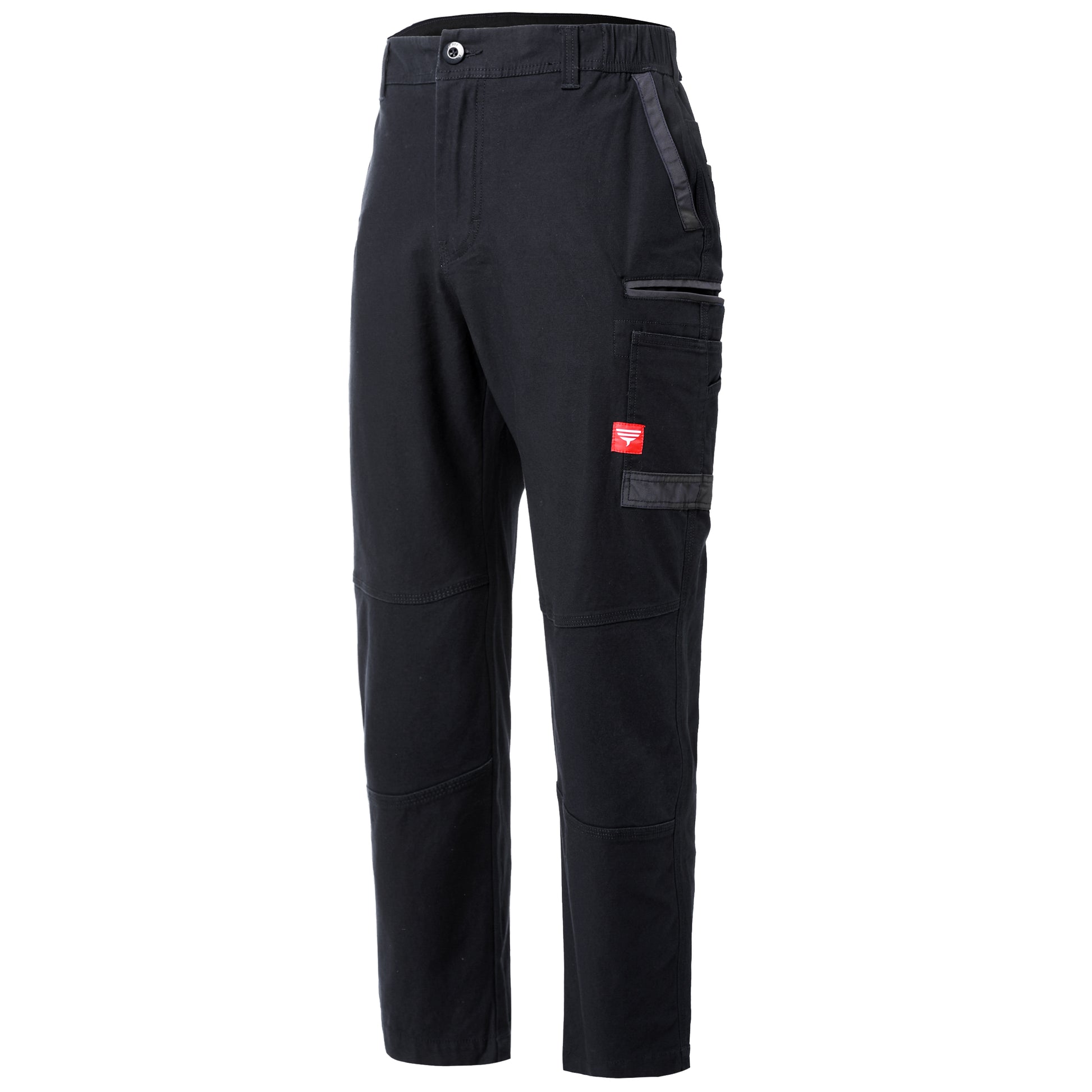 brumby work pants in black, front – Big Bee Workwear