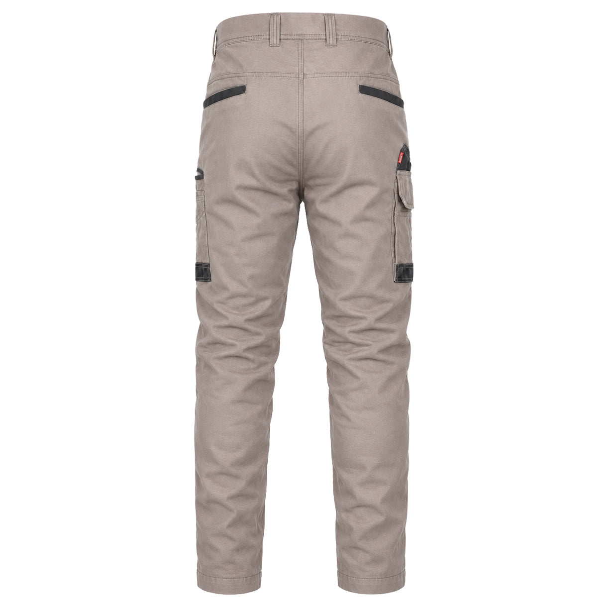 brumby work pants in khaki, back – Big Bee Workwear