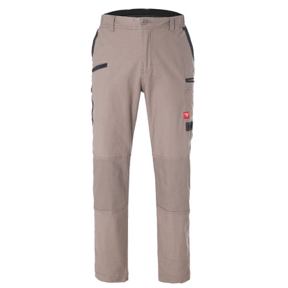 brumby work pants in khaki, front – Big Bee Workwear