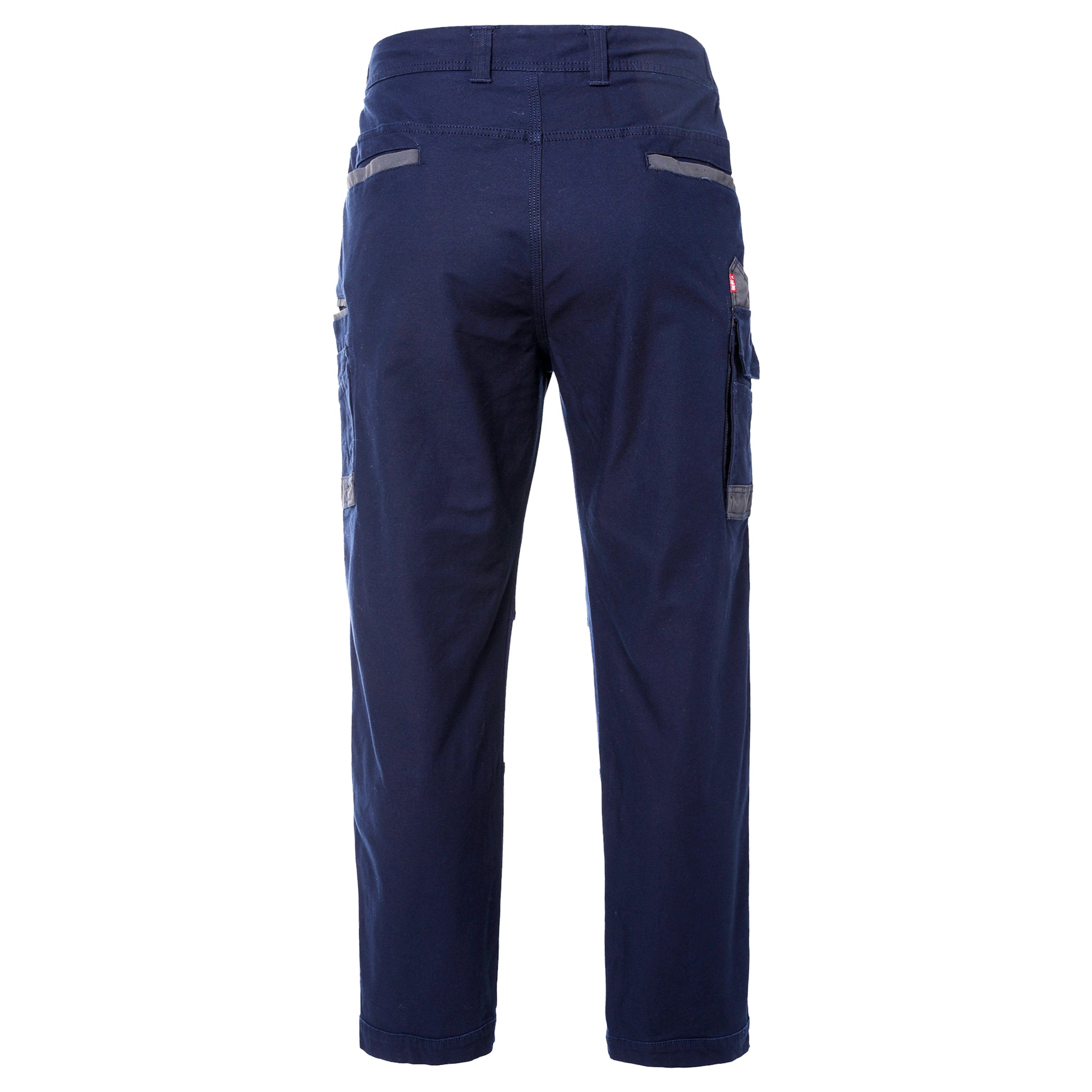 brumby work pants in navy blue, back – Big Bee Workwear