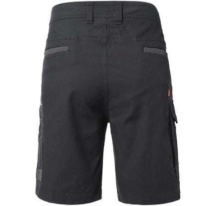 brumby work shorts in black, back – Big Bee Workwear