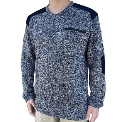 Big Bee Crew Hi Vis Jumper, Marle Fleece Work Sweatshirts - Big Bee