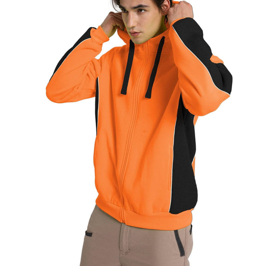 Big Bee Hi Vis Hoodie, Zip Up Work Jumper - Big Bee