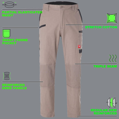 Big Bee BRUMBY Work Pants, Boot Cut - Big Bee