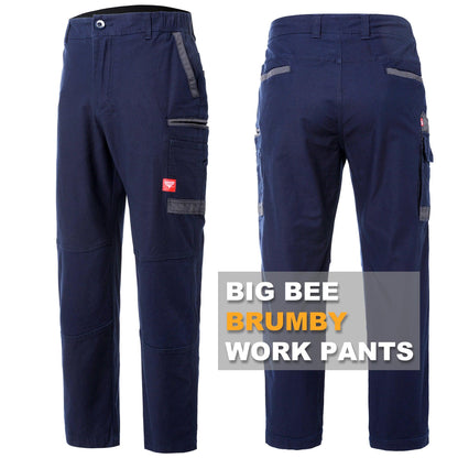 Big Bee BRUMBY Work Pants, Boot Cut - Big Bee