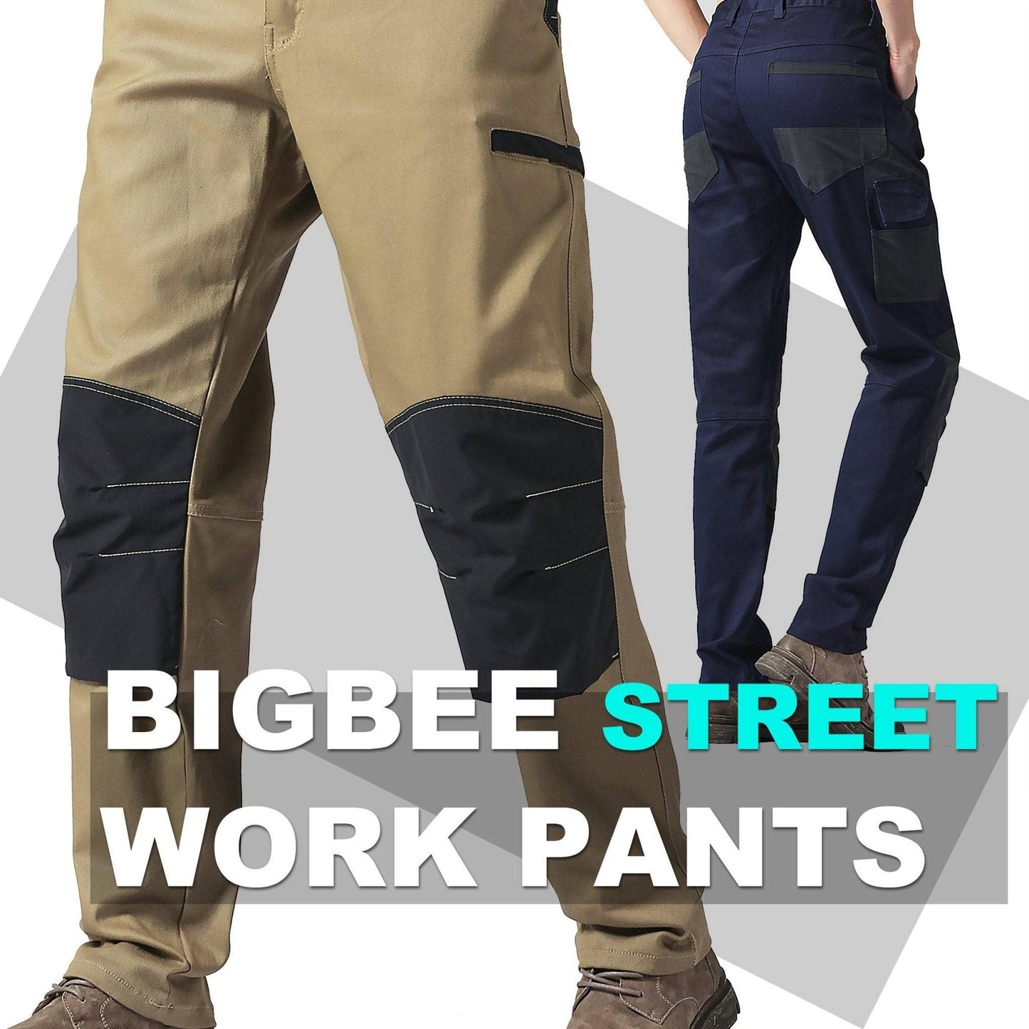 Big Bee STREET Work Pants, Knee Pocket - Big Bee