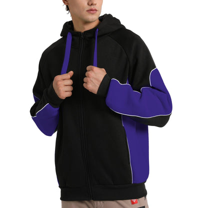Big BEE Pioneer Hoodie Jumper Full Zip Panel Piping - Big Bee