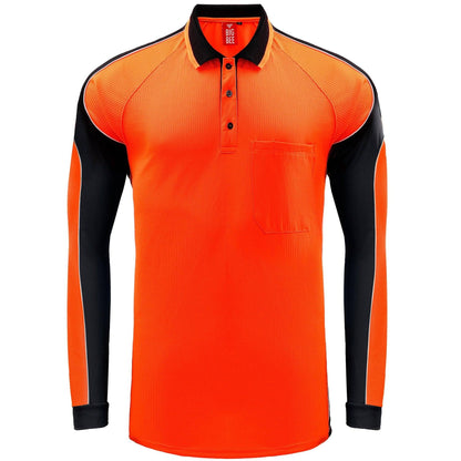 Big Bee PANEL Mens Polo Shirts, Long Sleeve - Big Bee