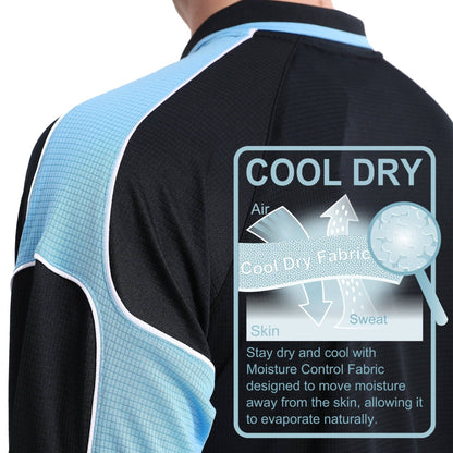 Big Bee PANEL Hi Vis Polo Shirts, Long Sleeve - Big Bee