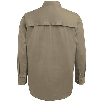 Big BEE Men's Work Shirt, Cotton Drill Traditional Workwear - Big Bee