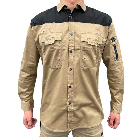 Big Bee Men's Work Shirts, Stretch Cotton - Big Bee