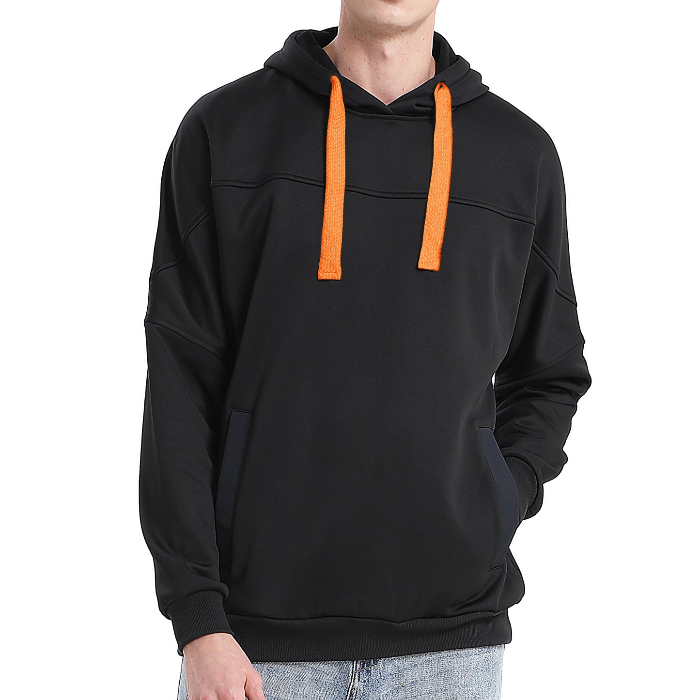 ISUSI Contrast Hoodie Jumper – Fleece Pullover, 13 Colours