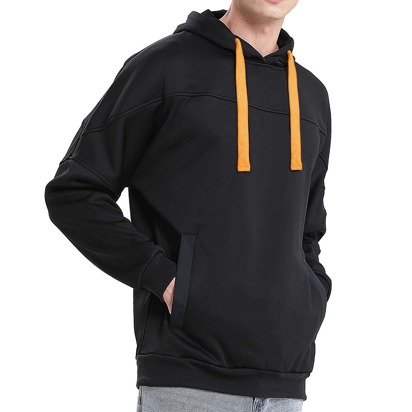 ISUSI Contrast Hoodie Jumper – Fleece Pullover, 13 Colours