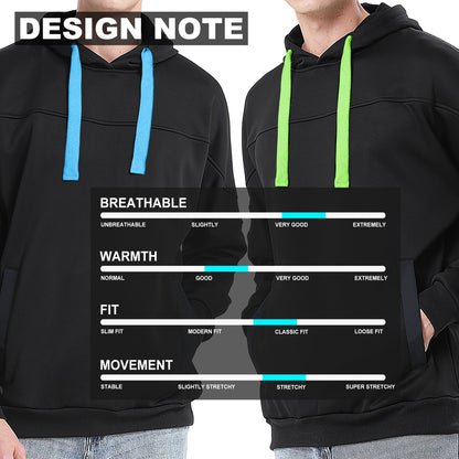 ISUSI Contrast Hoodie Jumper – Fleece Pullover, 13 Colours