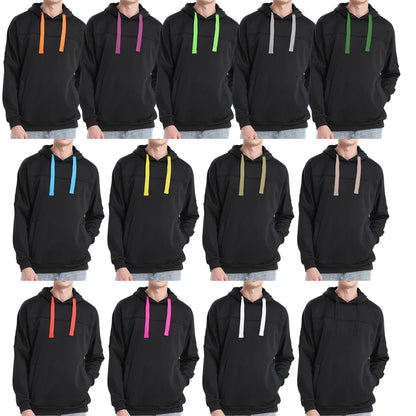 ISUSI Contrast Hoodie Jumper – Fleece Pullover, 13 Colours