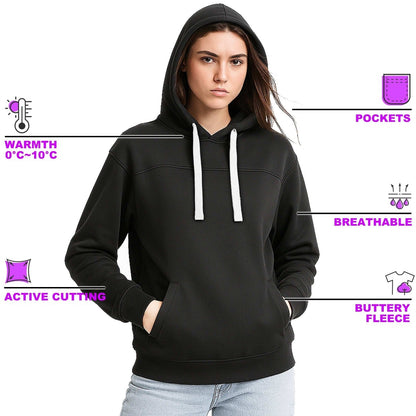 ladies fly hoodie key features – Big Bee Workwear