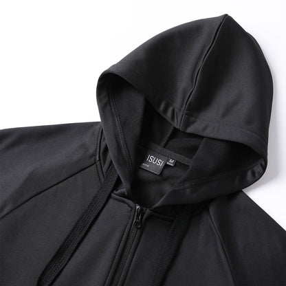 ladies wonder zip hoodie collar detail close-up – Big Bee Workwear