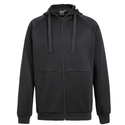ISUSI Contrast Hoodie Jumper – Full Zip Fleece, 13 Colours