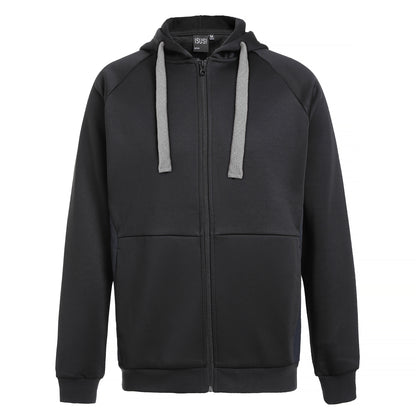 ISUSI Contrast Hoodie Jumper – Full Zip Fleece, 13 Colours