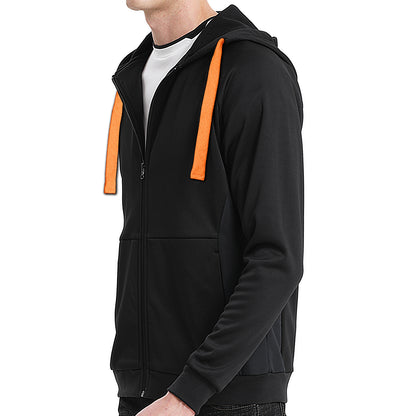 ISUSI Contrast Hoodie Jumper – Full Zip Fleece, 13 Colours