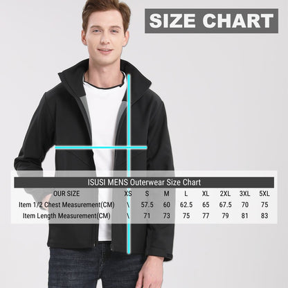 core softshell jacket size chart – ISUSI