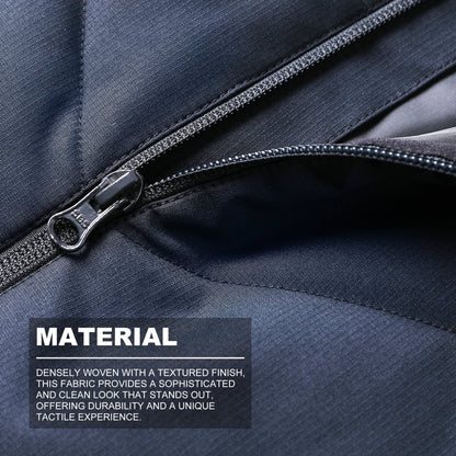 climb puffer vest fabric close-up with info – ISUSI