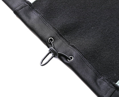 i.t. softshell vest hem detail close-up – ISUSI