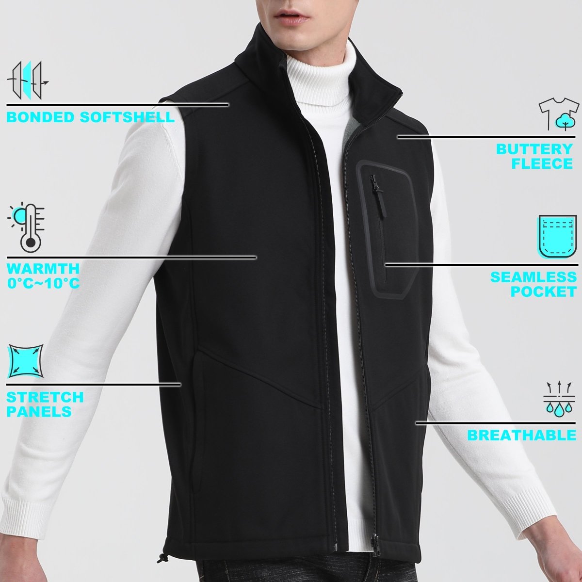 i.t. softshell vest key features – ISUSI