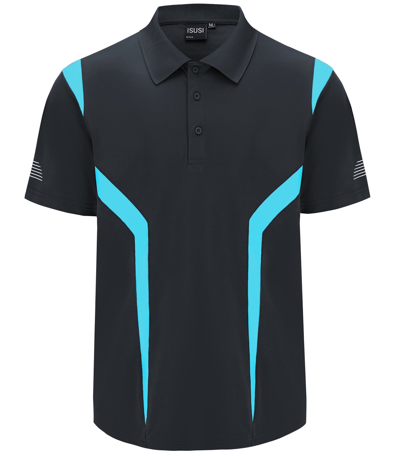 ISUSI Summit Men’s Polo Shirt – Short Sleeve, Moisture-Wicking, Multiple Colours